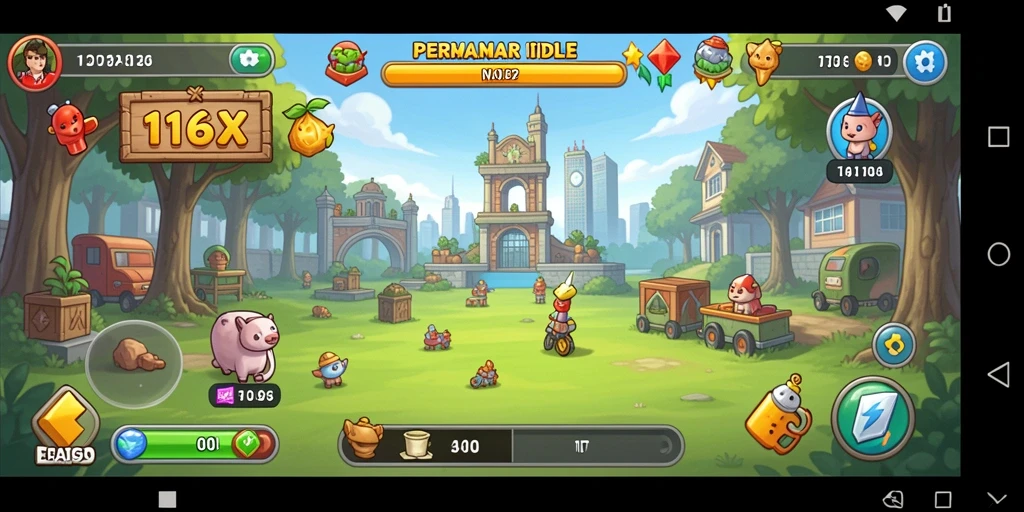 Tampilan gameplay menarik dari 116X yang menggugah selera.