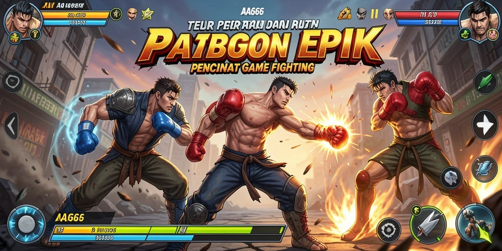 Tangkapan layar pertarungan seru di AA666 dengan karakter yang kuat.
