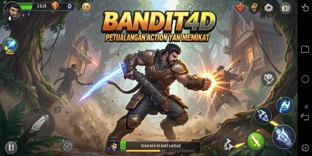 Tampilan aksi mendebarkan dari gameplay BANDIT4D yang penuh tantangan.