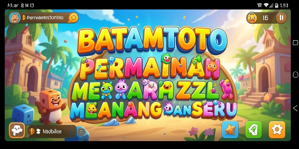 Tampilan gameplay BATAMTOTO menampilkan tantangan Puzzle yang menarik.