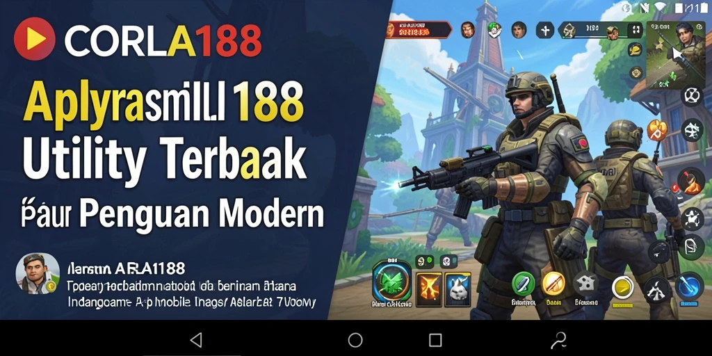 Tampilan utama CORLA188 dengan antarmuka yang user-friendly.