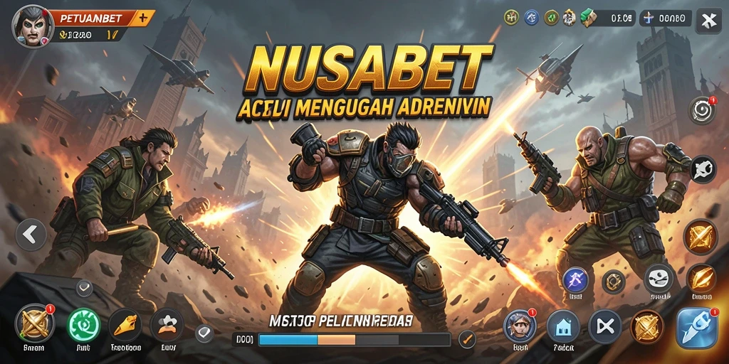 Tangkap aksi seru dalam NUSABET saat melawan musuh.