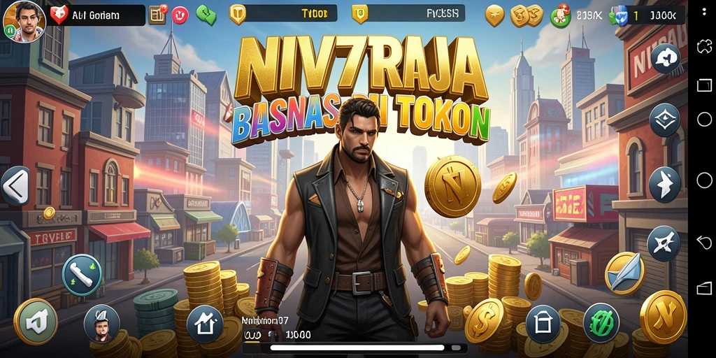 Tampilan gameplay NV77 yang menampilkan berbagai elemen Tycoon.