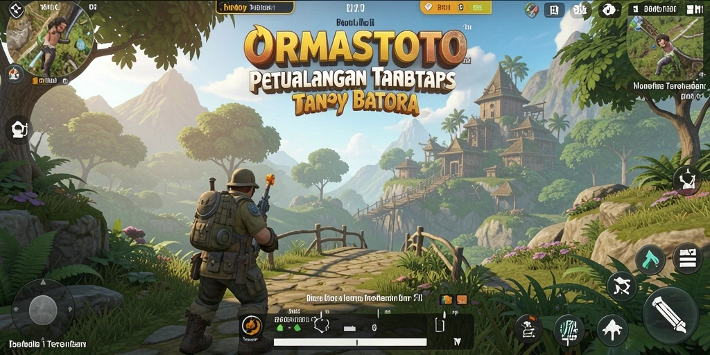 Tampilan seru gameplay Open World dalam ORMASTOTO.