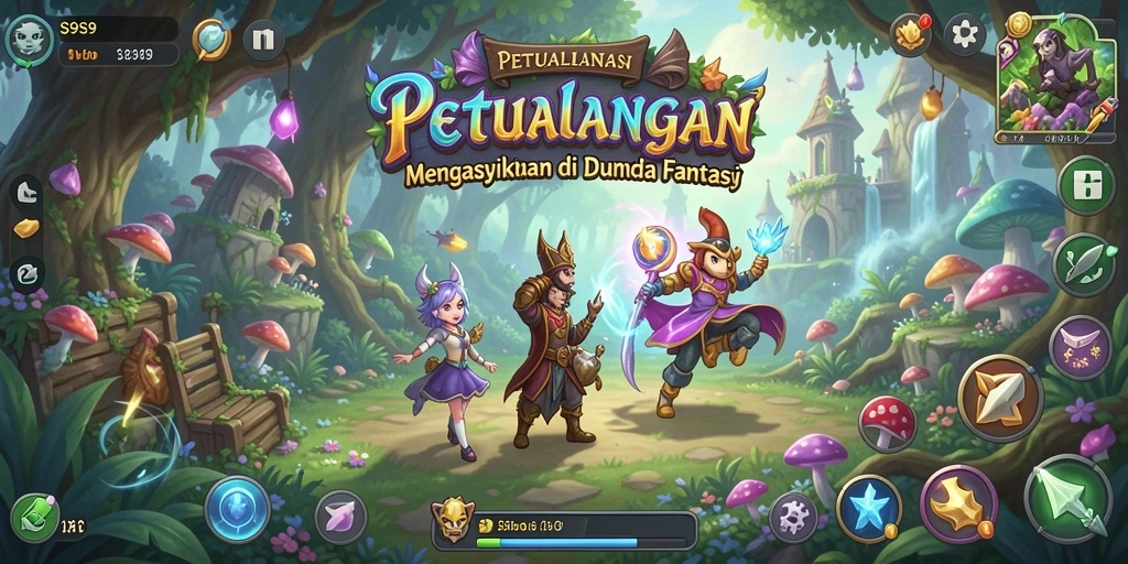 Tampilan gameplay menarik dari S9S9 saat menjelajahi dunia petualangan.