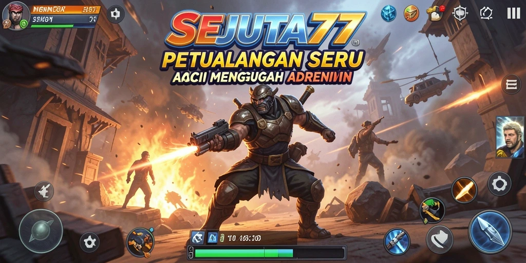 Screenshot gameplay SEJUTA77 yang menunjukkan aksi seru saat pertempuran.