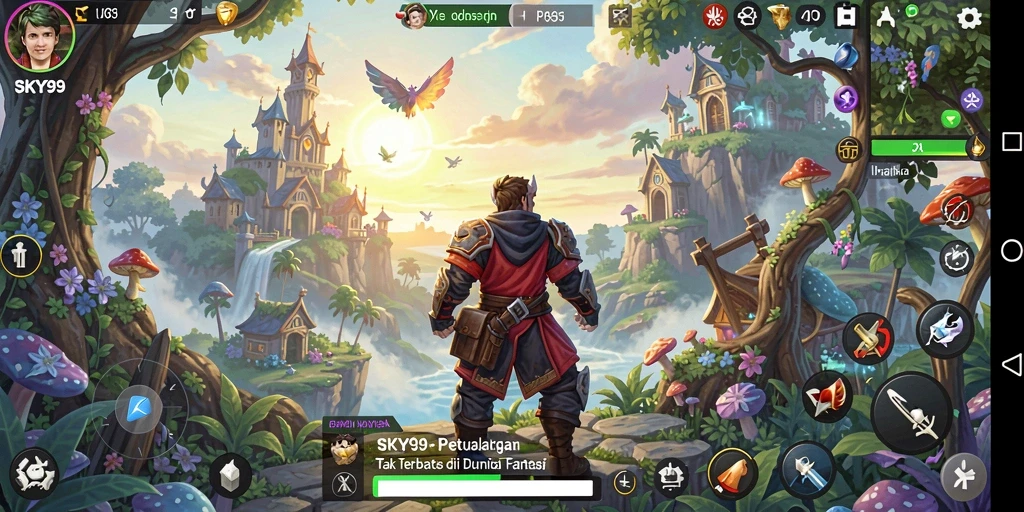 Gameplay seru dengan grafis menakjubkan dari SKY99.