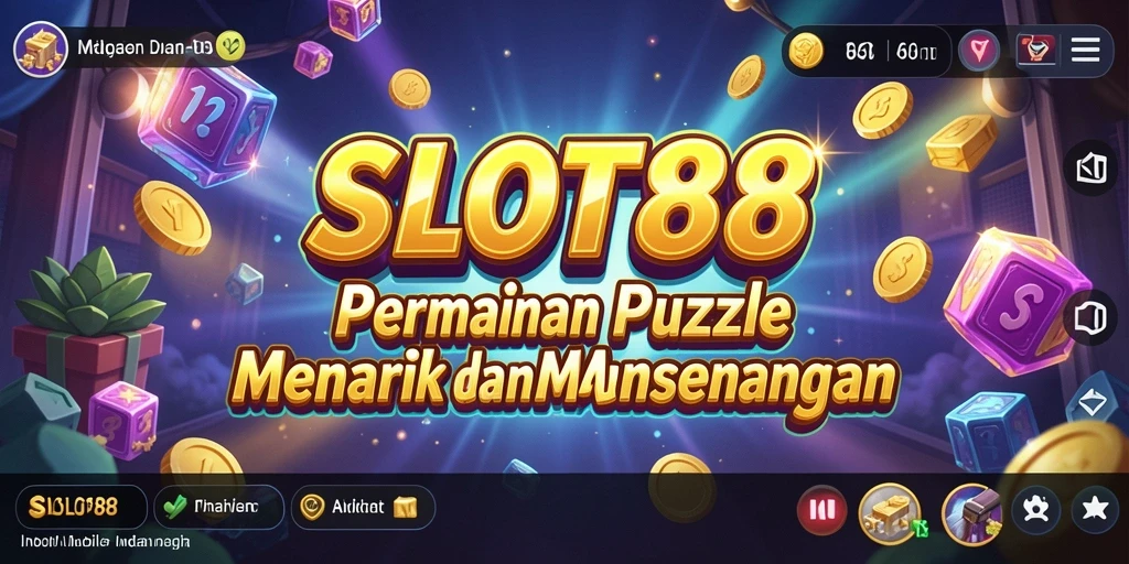 Tampilan gameplay SLOT88 yang penuh warna dan menantang.